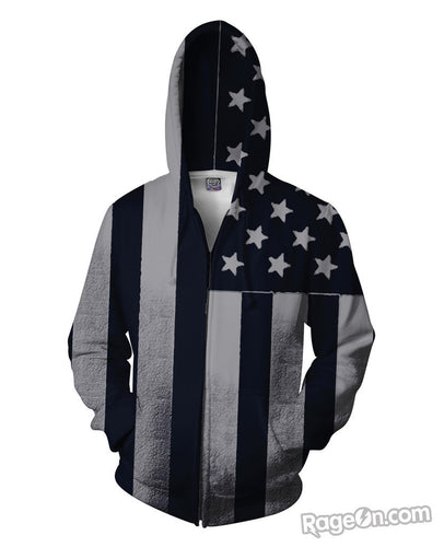 Americana Zip-Up Hoodie *Ready to Ship*