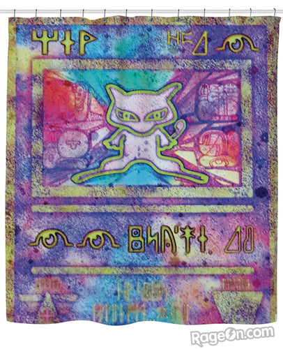 Ancient Mew Shower Curtain