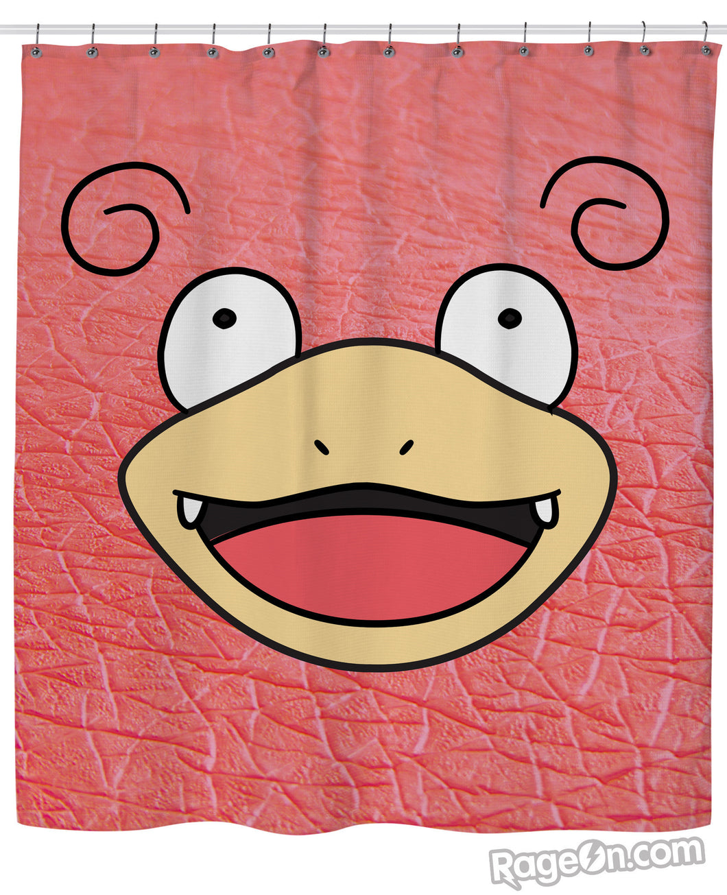 Slowpoke Face Shower Curtain