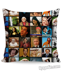 Nicolas Cage Rage Faces Couch Pillow