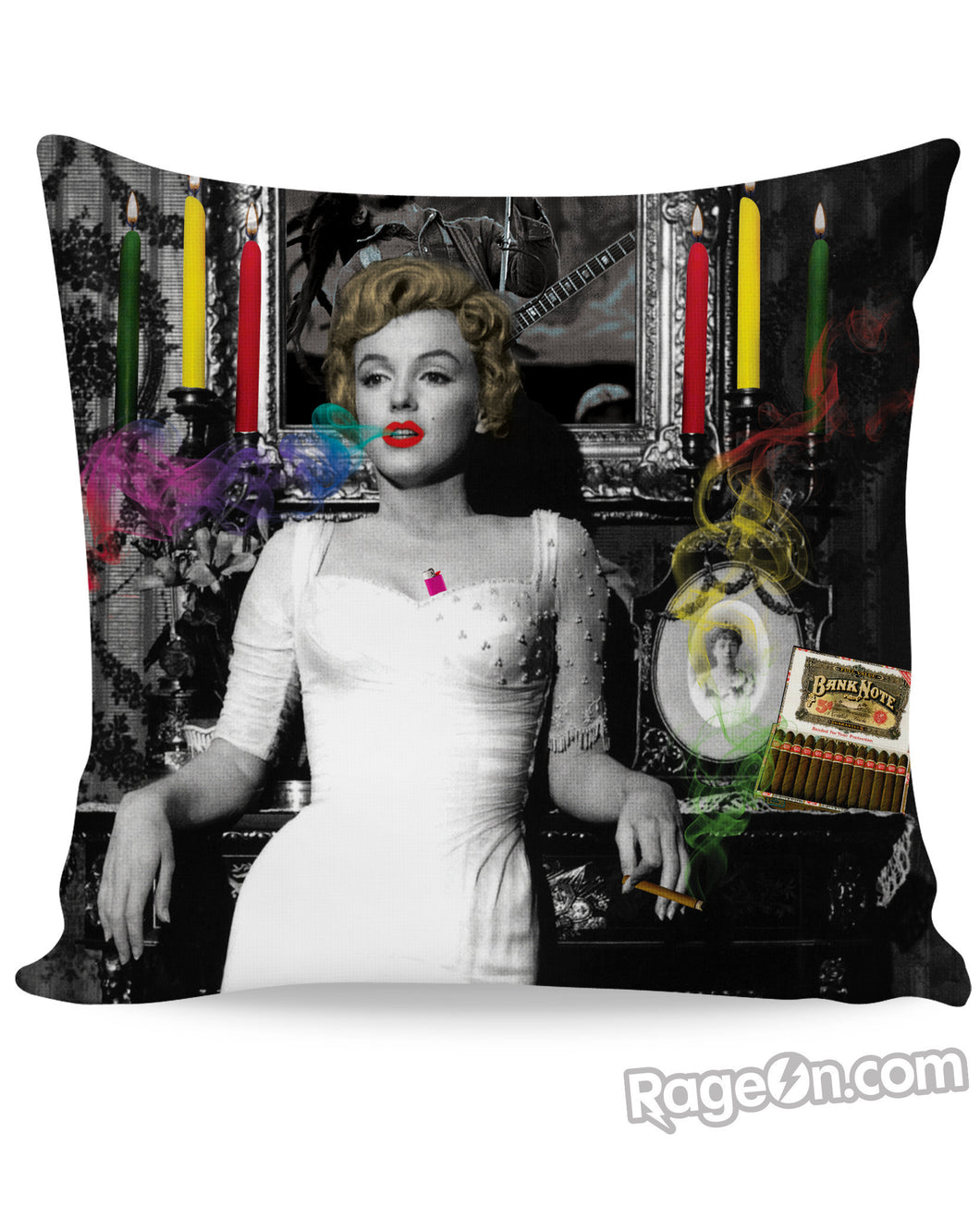 Marilyn Smoking Couch Pillow