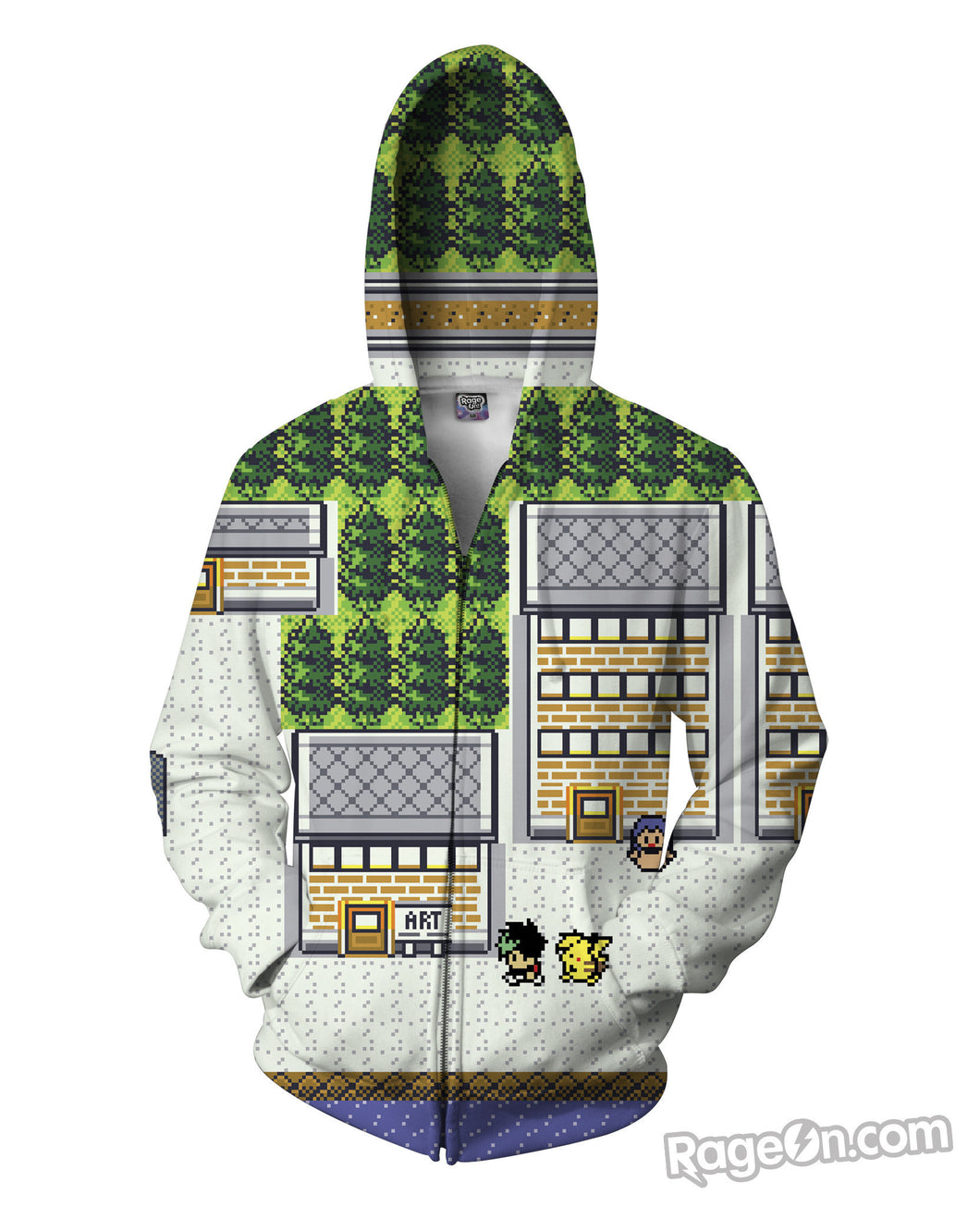 Art Supplies Zip-Up Hoodie