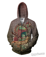 Bounty Hunter Zip-Up Hoodie